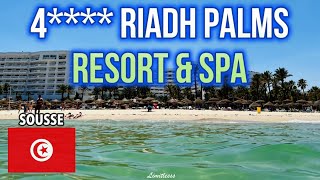 Riadh Palms Hotel 4⭐️ in Tunisia 🇹🇳  The Beach Area  July 2024  4K [upl. by Elag]