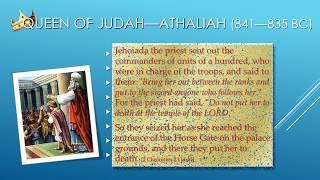 The Divided Kingdom of Israel Lesson 12 Jehoram Ahaziah Athaliah Joash Amaziah [upl. by Hajin]