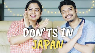 ENG SUB DONTs IN JAPAN  KNOW THIS BEFORE VISITING JAPAN  Malayalam Vlog Japan  Chee amp Chaa [upl. by Ecnarolf899]