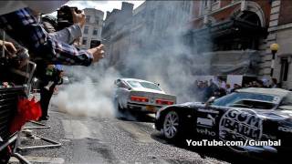 Ford Shelby Mustang GT500 Eleanor BURNOUT LOUD REVS [upl. by Obnukotalo]