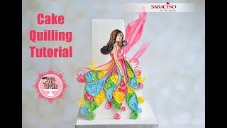 Cake Quilling Tutorial [upl. by Mya]