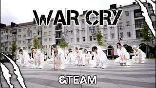 JPOP IN PUBLIC  ONE TAKE ampTEAM エンティーム  ‘WAR CRY’  Dance cover by mmm syaki maki [upl. by Nasus]