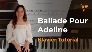 Ballade pour Adeline  Klavier lernen mit HOBBYPIANO [upl. by Edia20]