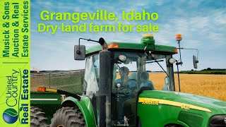 SOLD Dryland Farm Ground For Sale 1207 Lukes Gulch Rd Grangeville ID 1105510101 [upl. by Carmelle993]