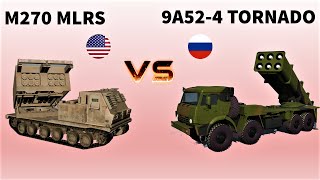 M270 MLRS vs 9A524 Tornado  Comparison between two Multiple Rocket Launcher System 2020 [upl. by Elizabeth]