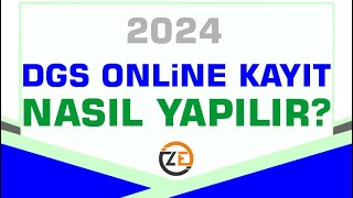 AÖF DGS Online Kayıt İşlemi Nasıl Yapılır Dİkey Geçiş Sınavı 2024 Anadolu Atatürk İstanbul [upl. by Aprilette]