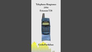 TelePhone Ringtone Evolution  Ericsson T28 1994  Geeks Parthiban [upl. by Akeber]