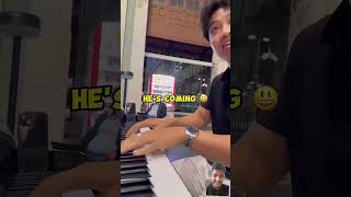 pianist opera piano airport singing music pianistlife cover travel [upl. by Bullion542]