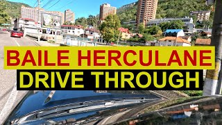 Baile Herculane Romania 2024  drive through [upl. by Yenal]