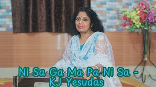 Ni Sa Ga Ma Pa Ni Sa Re Sa  K J Yesudas  Ajeeta Music [upl. by Auston]