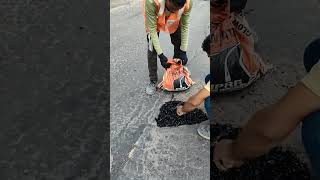 Potholes road repairing work [upl. by Innattirb]