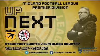 Matchday Stourport swifts vs OJM Black Country [upl. by Dallis]