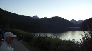 Alphorn music echoing at Alpsee Lake in Hohenschwangau Bavaria [upl. by Astri]