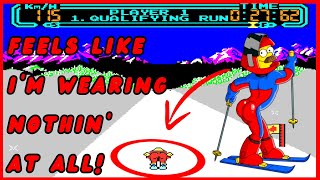 Feels Like Im Wearing Nothing At All Ned Flanders in Slalom NES Game [upl. by Anomor497]