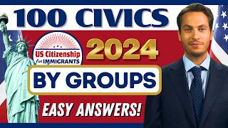 2024 USCIS Official Civics Test By Group 100 US Citizenship Interview Questions and Answers [upl. by Sirromed]