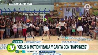 180108 Happiness  Red Velvet by Girls In Motion Bienvenidos Canal13 [upl. by Fonville266]