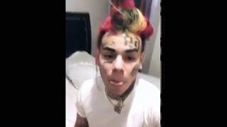 6ix9ine  TEKAHI69 Instagram livestream with his New dog 25112017 [upl. by Barb]