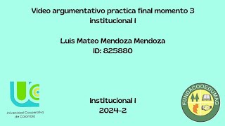 Fundacooedumag Transformando la Educación en el Magdalena  Video argumentativo  Institucional I [upl. by Follansbee]