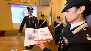 Firenze presentazione ufficiale calendario 2024 Arma dei Carabinieri [upl. by Malissia810]