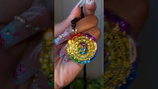 Chakra Necklace Review  Stunning Gemstone amp Gold Details ChakraJewelrytiktokfinds unboxing [upl. by Anuala]