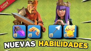 ¿Cómo FUNCIONAN las NUEVAS HABILIDADES de los HÉROES en Clash of Clans 😱 [upl. by Neivad771]