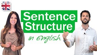 English Sentence Structure  English Grammar Lesson [upl. by Doble]