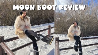 MOON BOOT REVIEW  SIZING [upl. by Gnilrets]