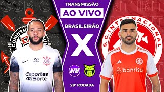 CORINTHIANS X INTERNACIONAL AO VIVO BRASILEIRÃO AO VIVO COM IMAGENS DO ESTÚDIO CORINTHIANS AO VIVO [upl. by Sandry960]