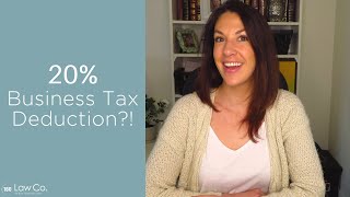 Qualified Business Income Deduction  QBI Tax Deductions for Small Business [upl. by Li]