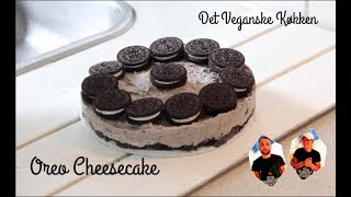 Vegansk Oreo Cheesecake  DET VEGANSKE KØKKEN Sofie Simone [upl. by Hnid]