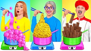 Me vs Grandma Cooking Challenge  Funny Food Hacks by Multi DO Challenge [upl. by Laleb]