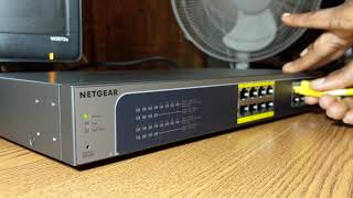 Netgear ProSafe Plus JGS516PE with PoE [upl. by Lorsung135]