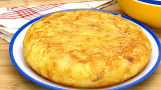 ✅ TORTILLA ESPAÑOLA Receta Fácil y Jugosa de patatas [upl. by Skardol143]