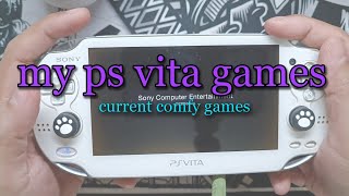 my current ps vita games ☺ [upl. by Enelav]