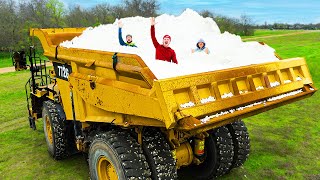 I Filled My Dump Truck With Packing Peanuts [upl. by Havstad562]