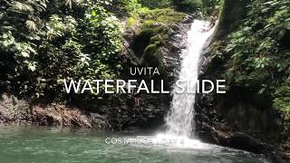 Uvita Waterfall Slide  50min from Manuel Antonio [upl. by Ahoufe]