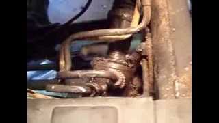 Loose hose on Jeep CJ power steering box [upl. by Nnylak]