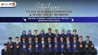 📺 CORPORATE VIDEO OF MARIM STUDENT CHAPTER MSC UNISZA 2324 📺 [upl. by Rhoads]