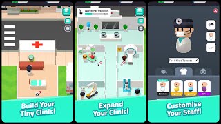 Tiny Clinic  Hospital Tycoon Gameplay Android [upl. by Loraine]