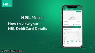 How to view your HBL DebitCard details with HBL Mobile [upl. by Ylecara]