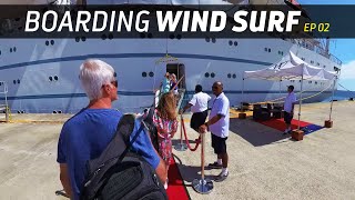 Boarding Windstar Wind Surf  Cruise Tour Review 2024 365sol [upl. by Onileba97]