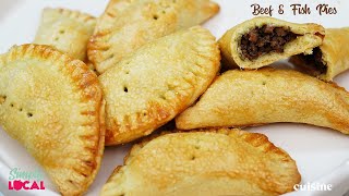 Easy Trini Beef amp Fish Pies Recipe [upl. by Nohsid]