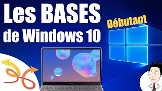 Cours informatique débutant  Les BASES de Windows 10 tuto français [upl. by Frisse]