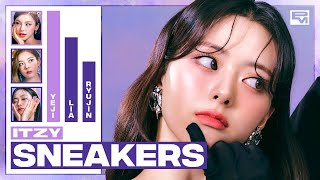 ITZY  SNEAKERS Line Distribution [upl. by Rikki]