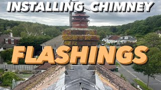 Installing Lead Chimney Flashings WORKING ON MY OWN HOUSE EPISODE 4 [upl. by Eeluj]