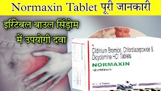 Normaxin Tablet  Clidinium bromide chlordiazepoxide and dicyclomine hcl tablet  Uses  Dose [upl. by Sukramed]