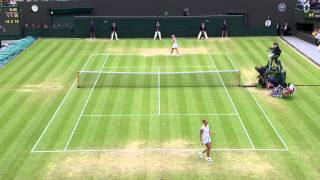 2013 Day 8 Highlights Sabine Lisicki v Kaia Kanepi [upl. by Annekim]