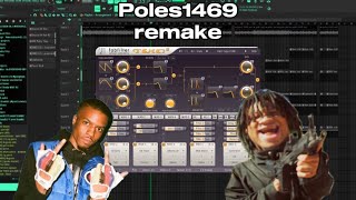 How Pierre Bourne Made Poles 1469  FL Studio 21 Remake [upl. by Ahsa161]