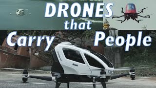 Top 5 Drones Carrying People [upl. by Ivon63]