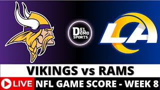 MINNESOTA VIKINGS VS LOS ANGELES RAMS LIVE 🏈 NFL Game Score PlaybyPlay Week 8  OCT 24 2024 [upl. by O'Donovan]